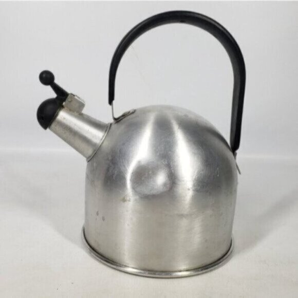 Vintage Ikea Aluminum Whistling Tea Kettle Stove Top Camping - Picture 6 of 14